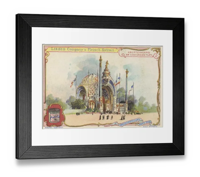 Framed Print : Picture series World Exhibition 1900 Framed Print : Picture series World Exhibition 1900