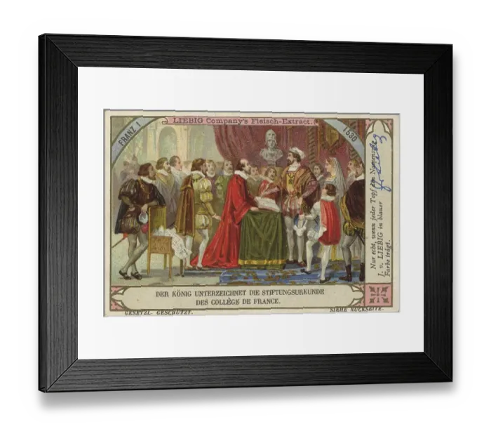 Framed Print : Picture series Kings, Francis I Framed Print : Picture series Kings, Francis I