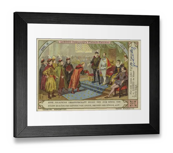 Framed Print : Picture series Kings, Charles IX