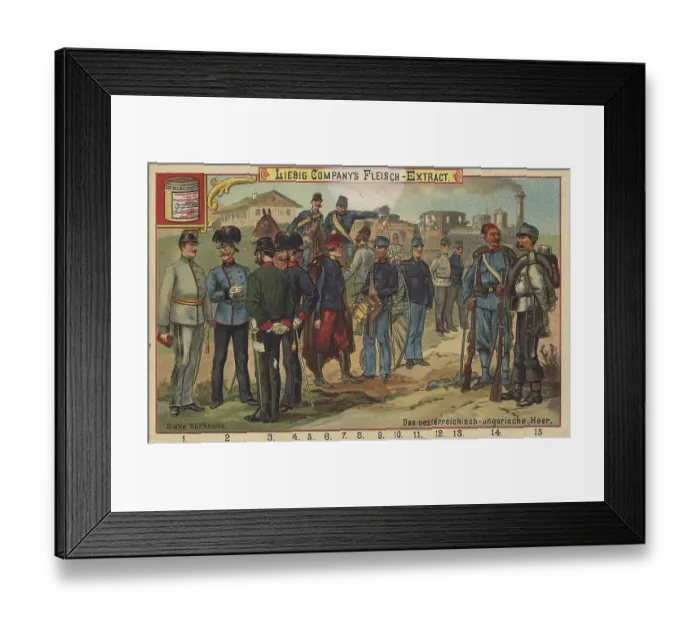 Framed Print : Picture series The Austro-Hungarian Army