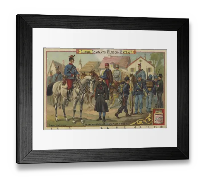 Framed Print : Picture series The Austro-Hungarian Army