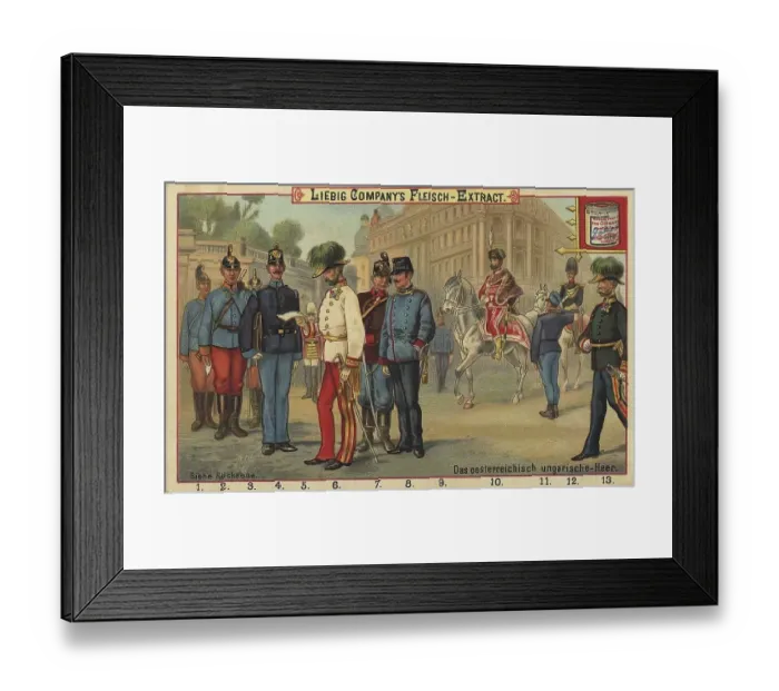 Framed Print : Picture series The Austro-Hungarian Army