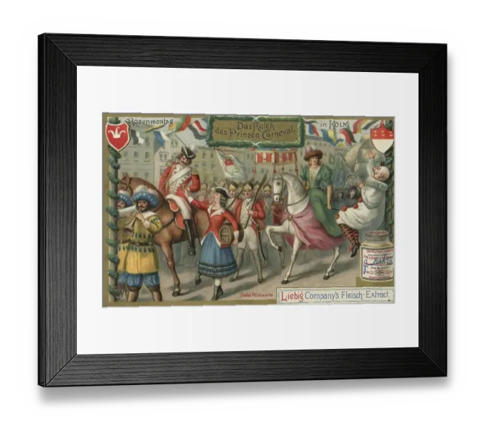 Framed Print : Picture series Im Reich des Prinzen Carneval