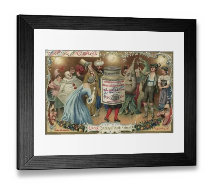 Framed Print : Picture series Im Reich des Prinzen Carneval