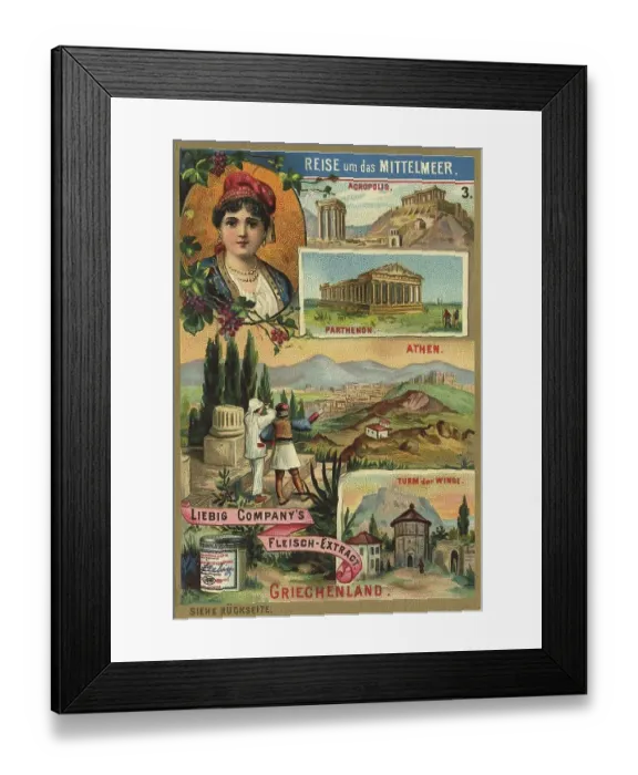 Framed Print : Picture series Journey around the Mediterranean