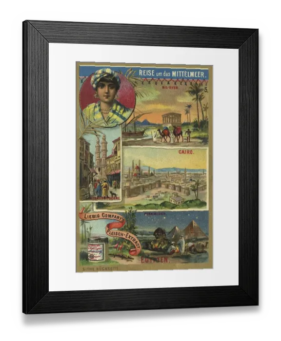 Framed Print : Picture series Journey around the Mediterranean