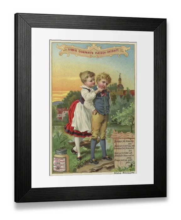 Framed Print : Picture series Children, Bruederlein must mir nicht mehr boese sein Framed Print : Picture series Children, Bruederlein must mir nicht mehr boese sein