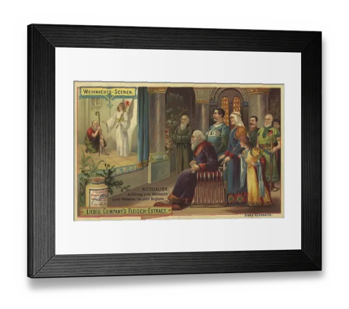 Framed Print : Picture series Christmas scenes Framed Print : Picture series Christmas scenes