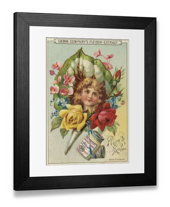 Framed Print : Picture series Flora's children Framed Print : Picture series Flora's children