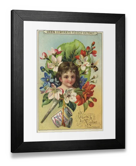 Framed Print : Picture series Flora's children Framed Print : Picture series Flora's children