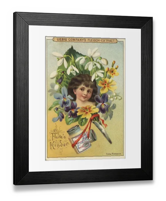 Framed Print : Picture series Flora's children Framed Print : Picture series Flora's children