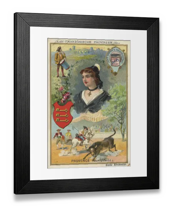 Framed Print : Picture series French provinces