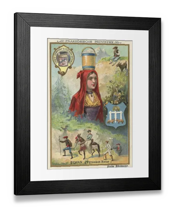 Framed Print : Picture series French provinces
