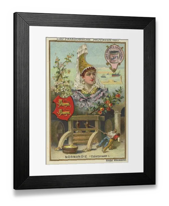 Framed Print : Picture series French provinces Framed Print : Picture series French provinces