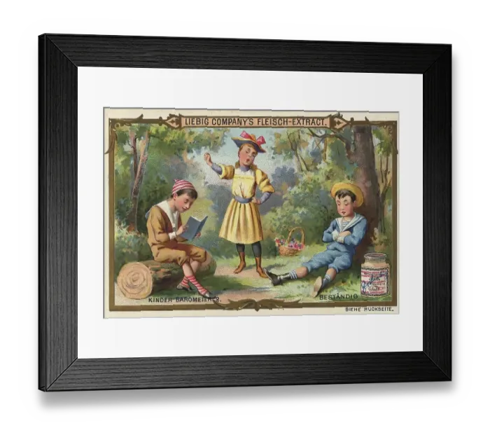 Framed Print : Picture series Children's barometer Framed Print : Picture series Children's barometer
