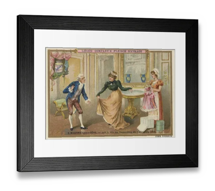 Framed Print : Picture series Madame Sans-Gene