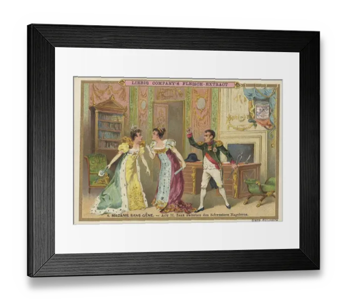 Framed Print : Picture series Madame Sans-Gene Framed Print : Picture series Madame Sans-Gene