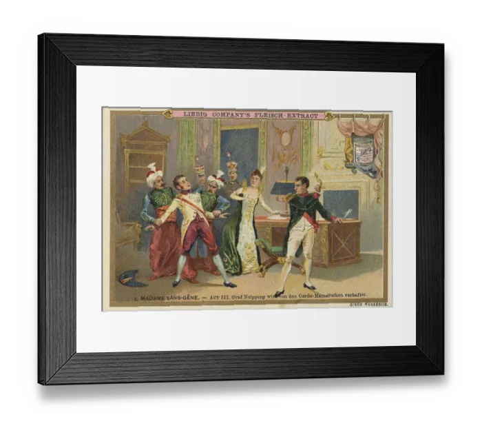 Framed Print : Picture series Madame Sans-Gene