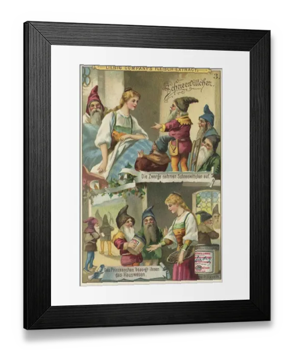Framed Print : Picture series German fairy tales