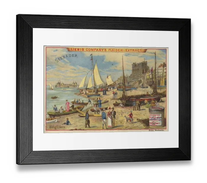 Framed Print : Picture series famous seaside resorts
