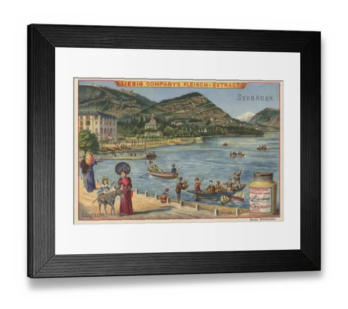 Framed Print : Picture series famous seaside resorts Framed Print : Picture series famous seaside resorts