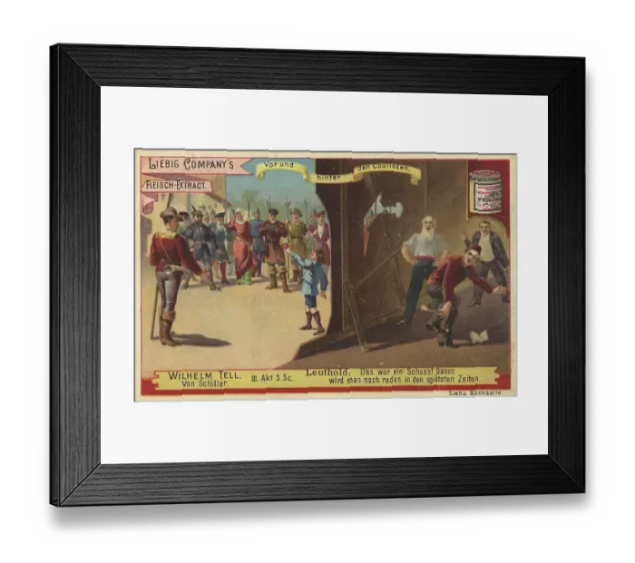 Framed Print : Picture series Before and behind the scenes Framed Print : Picture series Before and behind the scenes