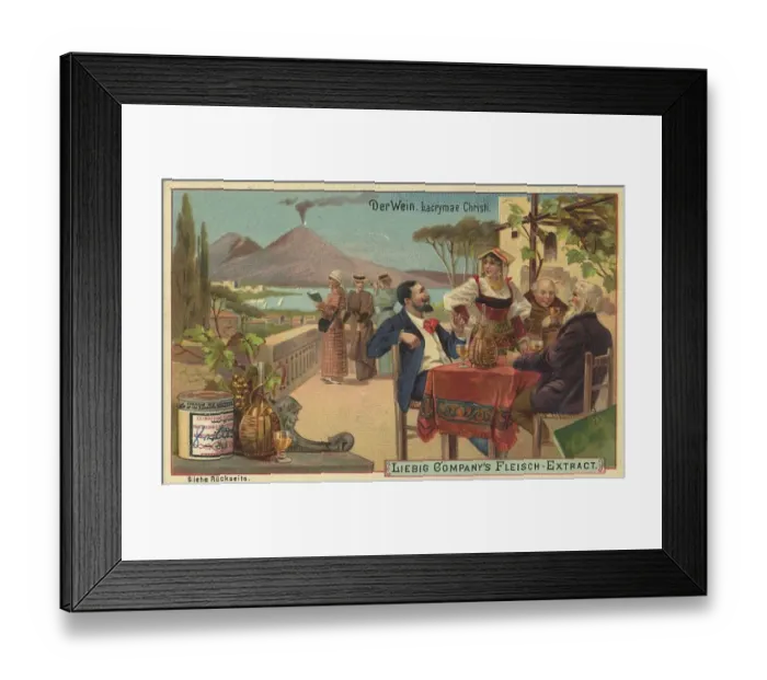 Framed Print : Picture series The Wine, Lacrima Christi from Italy