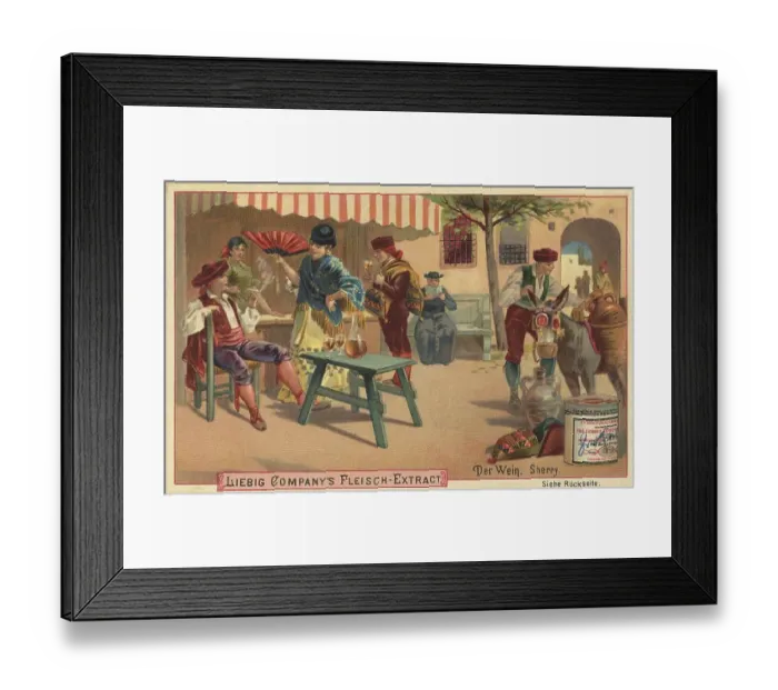 Framed Print : Picture series The Wine, Sherry from Spain