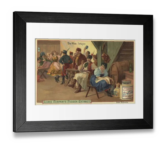 Framed Print : Picture series The Wine, Tokay from Unganr
