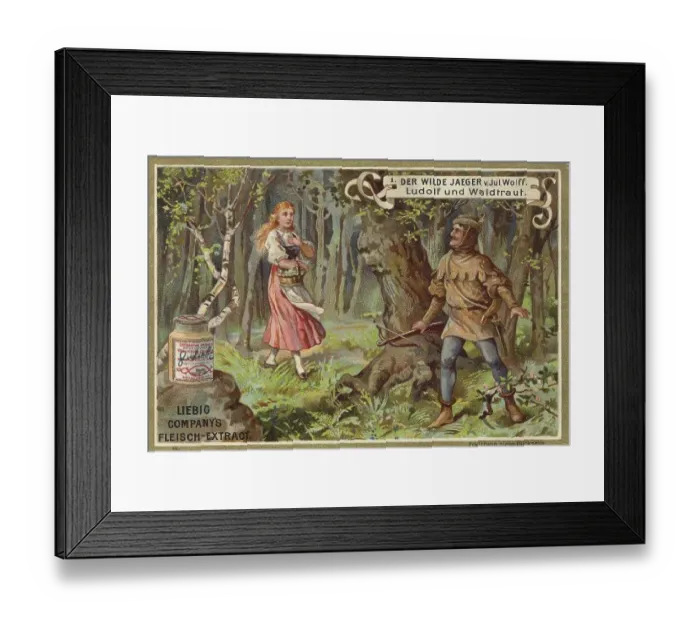 Framed Print : Picture series The Wild Hunter by Jul Framed Print : Picture series The Wild Hunter by Jul
