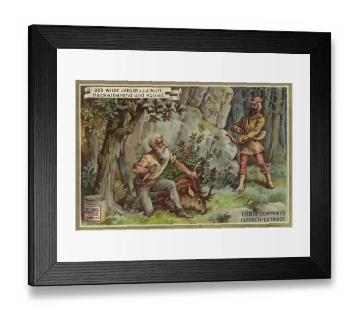 Framed Print : Picture series The Wild Hunter by Jul Framed Print : Picture series The Wild Hunter by Jul