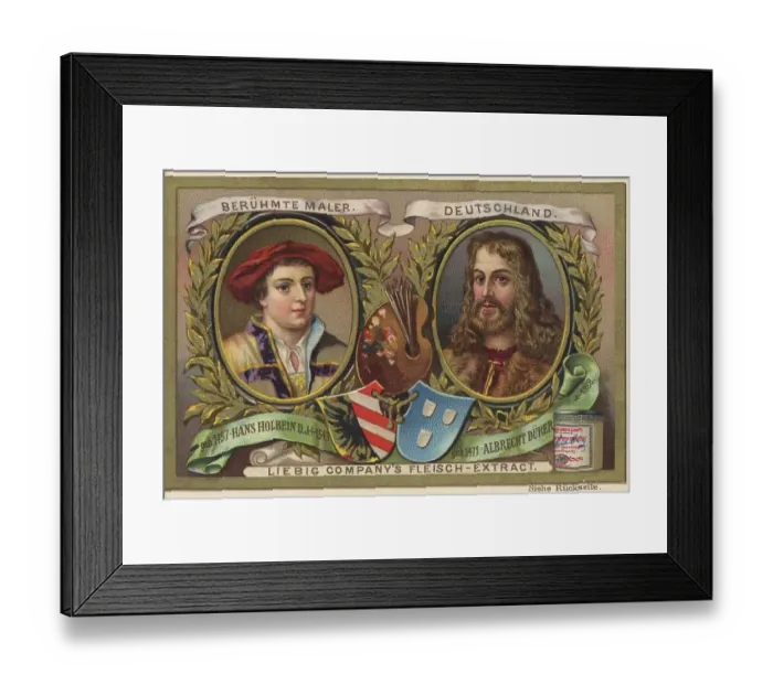 Framed Print : Picture series famous painters