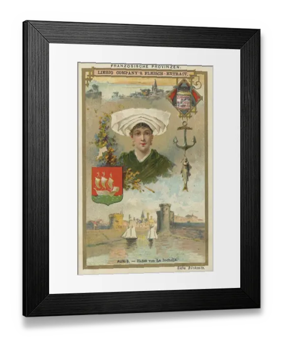 Framed Print : Picture series French provinces