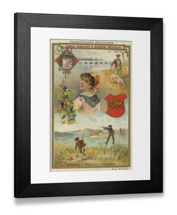 Framed Print : Picture series French provinces Framed Print : Picture series French provinces