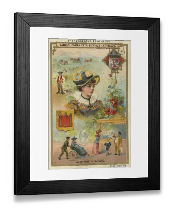 Framed Print : Picture series French provinces Framed Print : Picture series French provinces