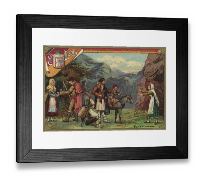 Framed Print : Picture series Mountain peoples Framed Print : Picture series Mountain peoples