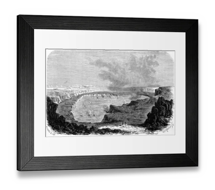 Framed Print : Crater lake of the active volcano Kilauea in the Pacific Ocean Framed Print : Crater lake of the active volcano Kilauea in the Pacific Ocean