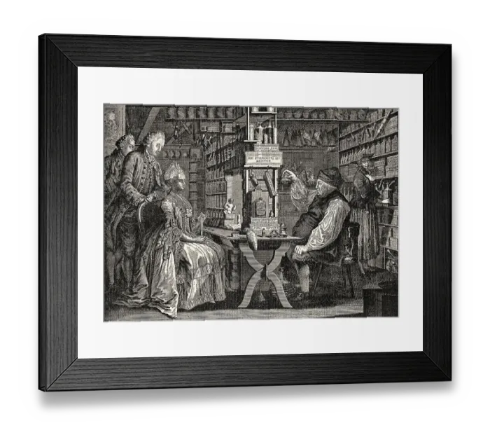 Framed Print : The Quack Doctor from Switzerland