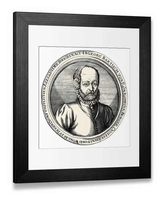 Framed Print : Georg Bartisch, 1535-1607, a German physician