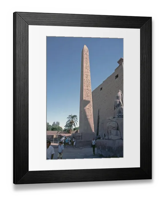 Framed Print : Obelisk, Great Pylon, Luxor Temple Framed Print : Obelisk, Great Pylon, Luxor Temple
