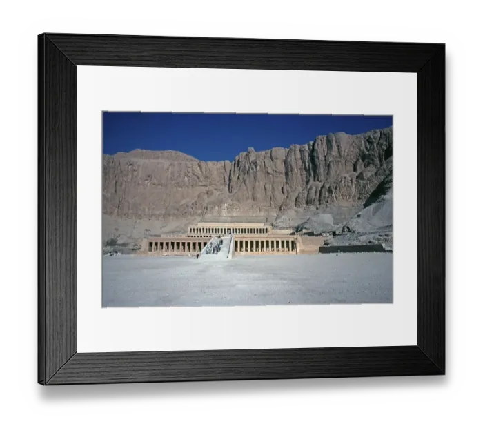 Framed Print : Mortuary Temple of Hatshepsut, Deir el-Bahari