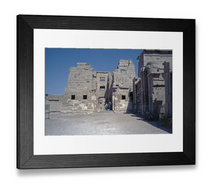 Framed Print : Mortuary Temple of Ramses III, Medinet Habu Framed Print : Mortuary Temple of Ramses III, Medinet Habu