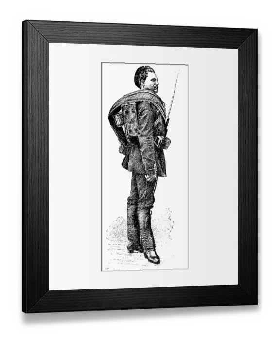 Framed Print : Russian guard infantryman, army
