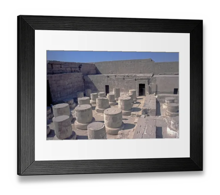 Framed Print : Column remains, Holy of Holies, Medinet Habu, Thebes-West, Luxor, Nile Valley, Egypt, September 1989, vintage, retro, old, historical, Africa Framed Print : Column remains, Holy of Holies, Medinet Habu, Thebes-West, Luxor, Nile Valley, Egypt, September 1989, vintage, retro, old, historical, Africa