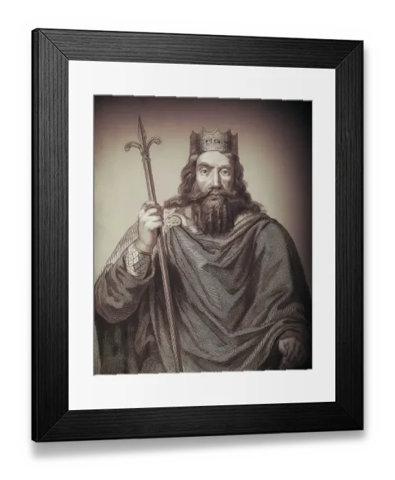 Framed Print : Clovis, Chlodovechus, Chlodwig I. Chlodowech, 466-511, King of the Franks of the Merovingian dynasty, digitally edited Framed Print : Clovis, Chlodovechus, Chlodwig I. Chlodowech, 466-511, King of the Franks of the Merovingian dynasty, digitally edited