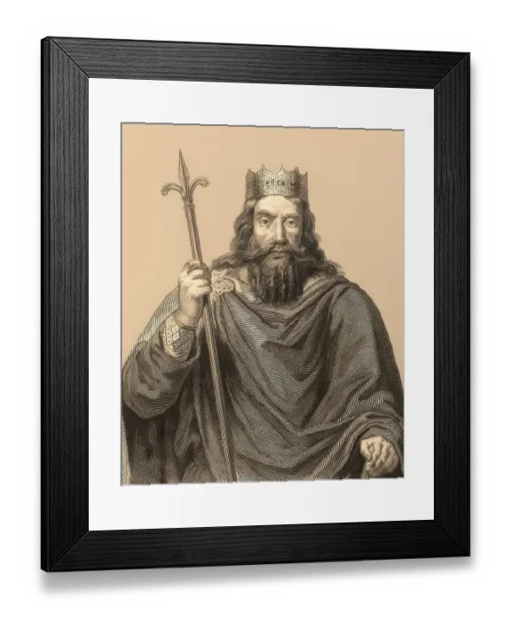 Framed Print : Clovis, Chlodovechus, Chlodwig I. Chlodowech, 466-511, King of the Franks of the Merovingian dynasty, digitally edited Framed Print : Clovis, Chlodovechus, Chlodwig I. Chlodowech, 466-511, King of the Franks of the Merovingian dynasty, digitally edited