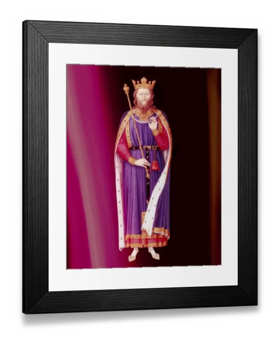 Framed Print : Clovis, Chlodovechus, Chlodwig I. Chlodowech, 466-511, King of the Franks of the Merovingian dynasty, digitally edited after Jean_de_Tillet Framed Print : Clovis, Chlodovechus, Chlodwig I. Chlodowech, 466-511, King of the Franks of the Merovingian dynasty, digitally edited after Jean_de_Tillet