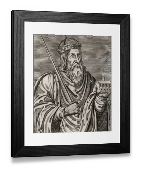 Framed Print : Clovis, Chlodovechus, Chlodwig I. Chlodowech, 466-511, King of the Franks of the Merovingian dynasty, digitally edited Framed Print : Clovis, Chlodovechus, Chlodwig I. Chlodowech, 466-511, King of the Franks of the Merovingian dynasty, digitally edited