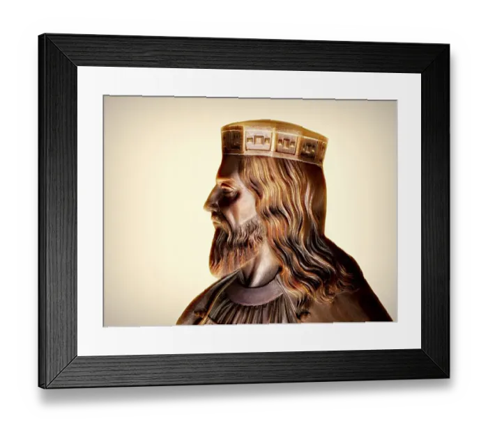 Framed Print : Clovis, Chlodovechus, Chlodwig I. Chlodowech, 466-511, King of the Franks, Merovingian dynasty, digitally edited after Caque Framed Print : Clovis, Chlodovechus, Chlodwig I. Chlodowech, 466-511, King of the Franks, Merovingian dynasty, digitally edited after Caque