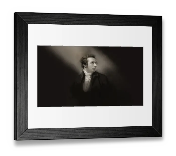 Framed Print : Henry Fuseli or Johann Heinrich Fuessli, 1741 - 1825, Swiss painter, draughtsman and writer, digitally edited after Northcote, 1778, Prophecy from the witches, scene from The Tragedy of Macbeth by William Shakespeare